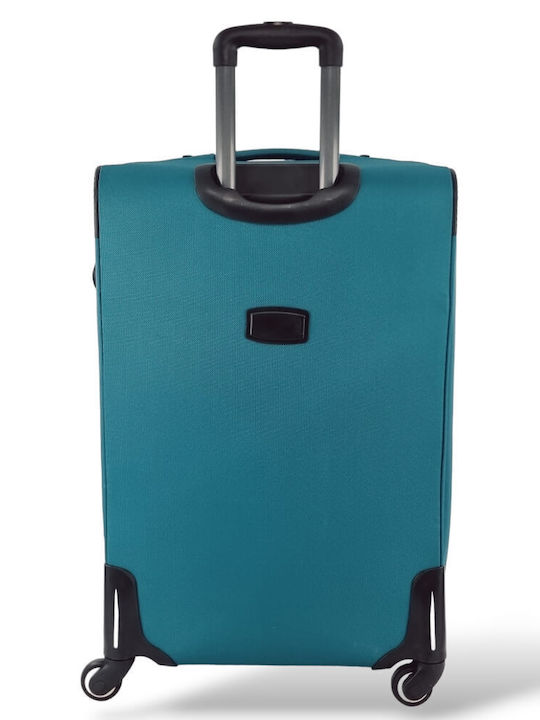 Playbags Βαλίτσα Μεγάλη Πετρόλ
