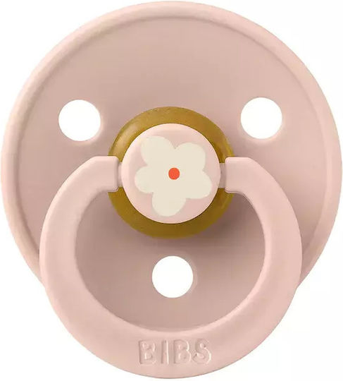 Bibs Studio Colour Pacifiers Rubber No2 - Jasmine & Blush Mix for 6+ months 2pcs