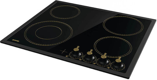 Gorenje Ec642clb Κεραμική Εστία με Πλαίσιο Αυτόνομη 59.5x51εκ.