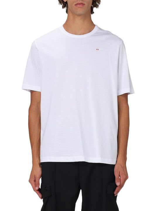 Diesel Men's Short Sleeve T-shirt White