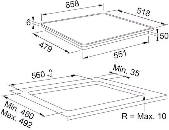 Franke Maris FMA 654 I FP XS Επαγωγική Εστία Αυτόνομη 65.8x51.8εκ.