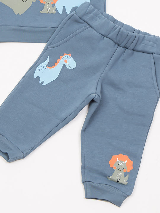 Kinder Sweatpants Set - Jogginganzug Petrol Blue 2Stück
