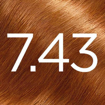 L'Oreal Paris Excellence Creme Triple Care Color Σετ Βαφή Μαλλιών 7.43 Dark Copper Gold Blonde