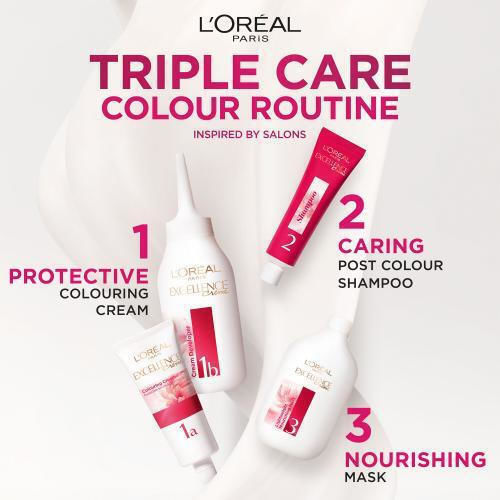 L'Oreal Paris Excellence Creme Triple Care Color Hair Dye 7.43 Dark Copper Gold Blonde