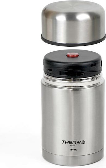 ThermoSport Δοχείο Φαγητού Ασημί 750ml