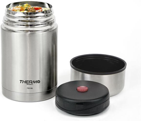 ThermoSport Lunchbox Isolierte Lunchbox Inox Silber 750ml 1Stück