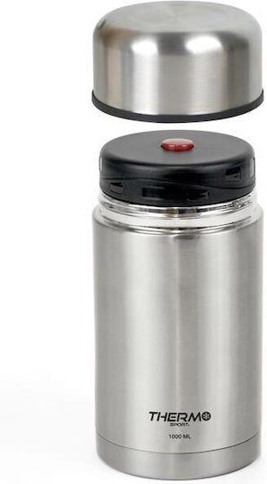 ThermoSport Inox Thermo Lunch Box Silver 1000ml