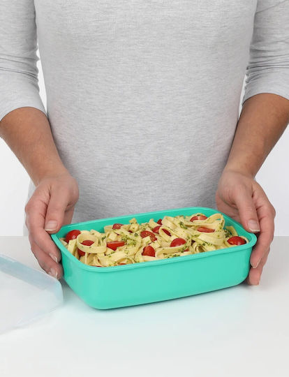 Sistema Lunchbox Kunststoff Turquoise Geeignet für die Mikrowelle 1250ml 1Stück