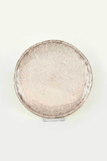 Marva Plate Shallow Ceramic Beige with Diameter 26cm Marva Plate Shallow Ceramic Beige with Diameter 26cm