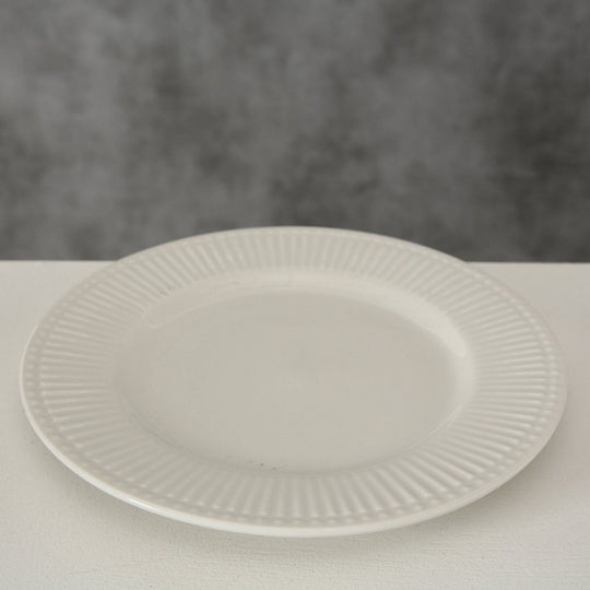 MSA Plate Shallow made of Porcelain White with Diameter 19cm