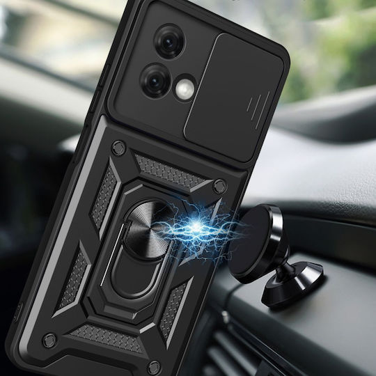 Techsuit Shield Back Cover Πλαστικό / Σιλικόνης Μαύρο (Motorola Moto G84)