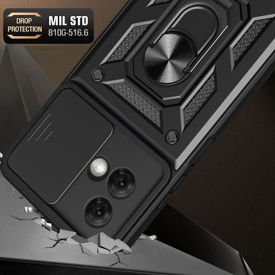 Techsuit Shield Back Cover Πλαστικό / Σιλικόνης Μαύρο (Motorola Moto G84)