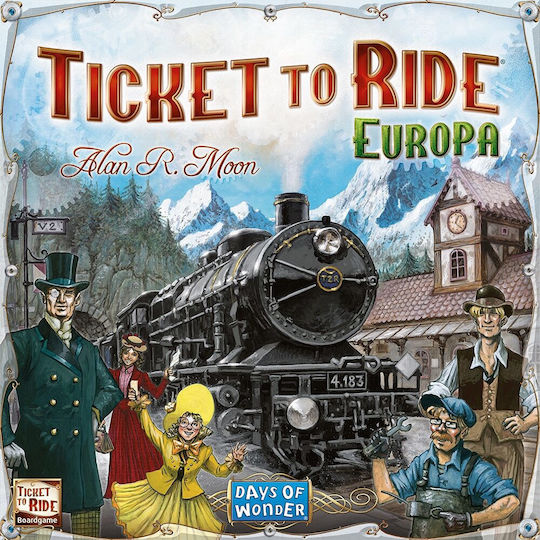 Joc de Societate Ticket to Ride Europe pentru 2-5 Jucători 8+ Ani Asmodee