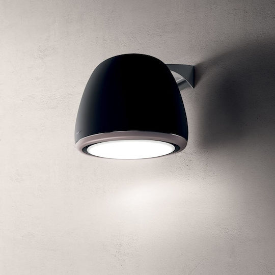 Elica Edith ROCK/F/50 Απορροφητήρας Νησίδα 50cm Μαύρος