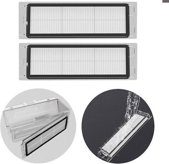 Xiaomi Hepa Filters Compatible with Roborock Xiaomi 2 Pieces
