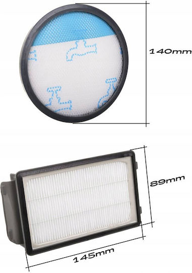 Filtre Hepa pentru Aspirator Electric Compatibile cu Rowenta 2buc