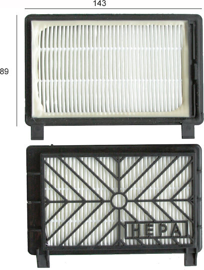 Primato HP94 Filter Hepa Elektrischer Staubsauger Kompatibel mit Philips