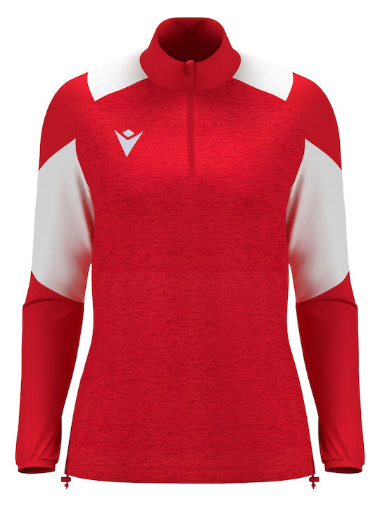 Дамска Спортна Блуза Дълъг ръкав Red