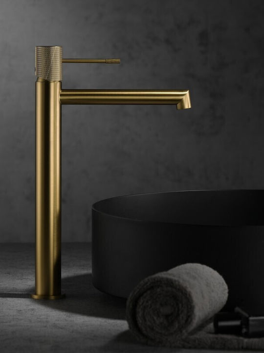 Imex Line Mixing Tall Sink Faucet Gold