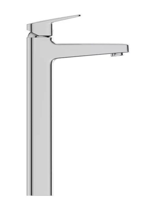 Ideal Standard Ceraplan Αναμεικτική Μπαταρία Νιπτήρα Ψηλή Ασημί