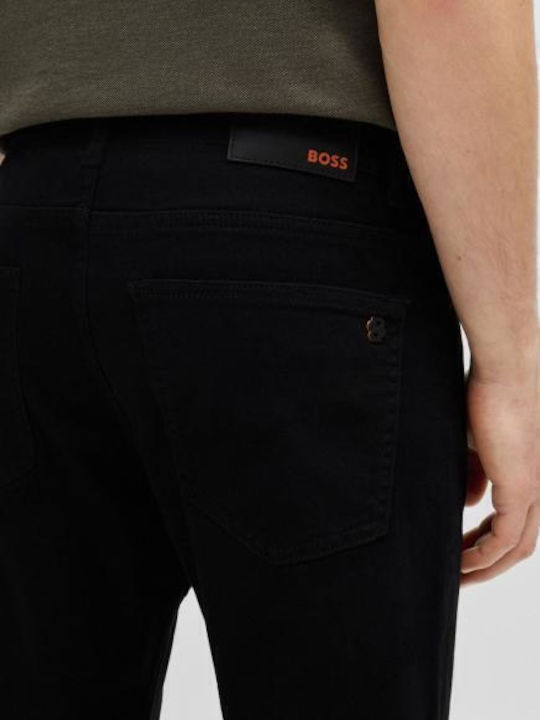 Delaware Men's Jeans Pants With Slim Fit Black