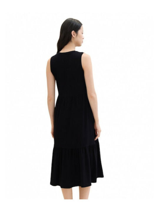 Tom Tailor Jersey Φόρεμα Μαύρο