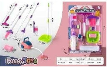 Cleaning Toy Σετ Οικιακής Καθαριότητας Με Σκούπες