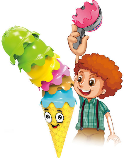 Joc de Societate Ice Cream Cups pentru 2-4 Jucători 3+ Ani (EN) Bufnitel