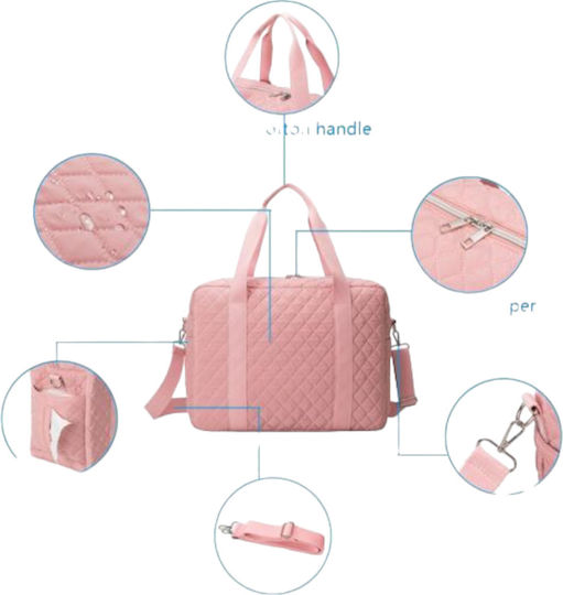 Queen Mother Diaper Bag Shoulder/Handbag Smart XL Red 45x31x13cm