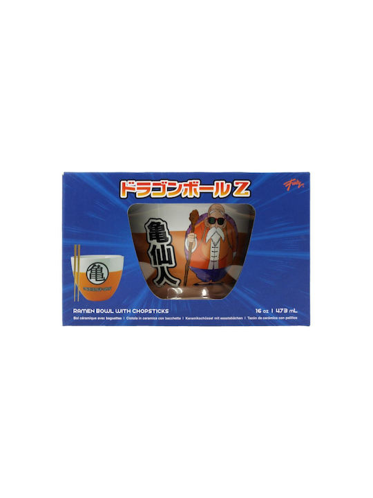 Just Funky Dragon Ball Z - Master Roshi Ramen Set (bol, Chopsticks) Bol de Servire Rotund