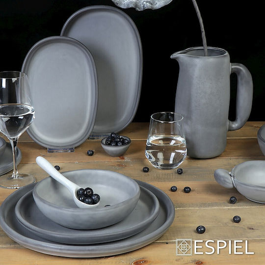 Espiel Canyon Dip-Schüssel Rund Keramik Gray mit Durchmesser 6.5cm