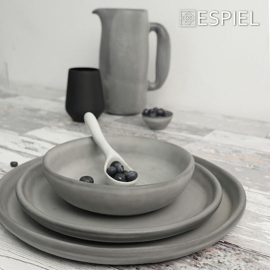Espiel Canyon Dip-Schüssel Rund Keramik Gray mit Durchmesser 6.5cm