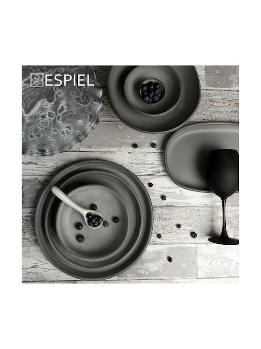 Espiel Canyon Dip-Schüssel Rund Keramik Gray mit Durchmesser 6.5cm