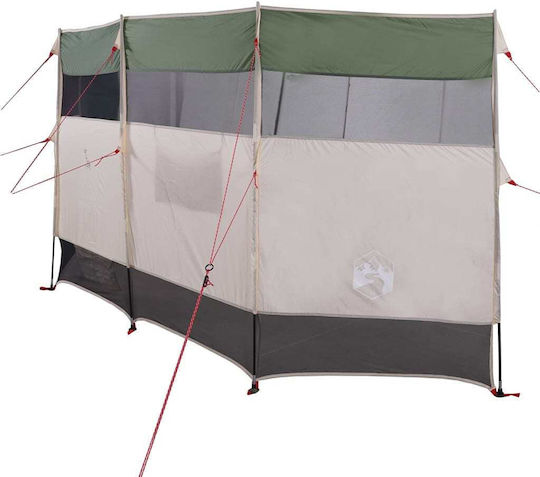 Vidaxl Camping Windschutz Grün 366x152x152 cm Wasserdicht Grün