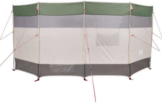 Vidaxl Camping Windschutz Grün 366x152x152 cm Wasserdicht Grün