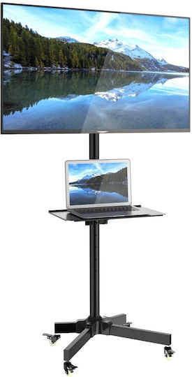 Techly ICA-TR21 Βάση Τηλεόρασης Δαπέδου έως 55" και 25kg