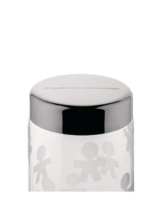 Alessi Vase General Use with Lid Glass Transparent 1000ml