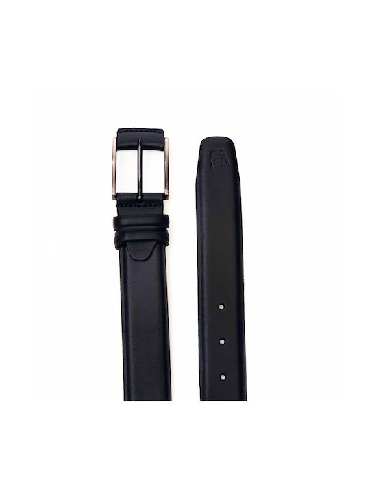 Robin Men's Leather Belt Black