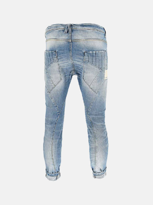 ACOPERĂ DENIM JEAN LOOSE NAMOS B3775 - albastru închis