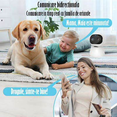 Wireless Baby Monitor Camera & Audio with Two-way Communication