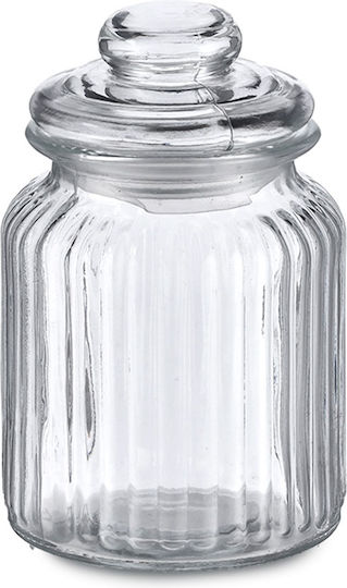 Zeller General Use Glass Jar with Lid Transparent 900ml