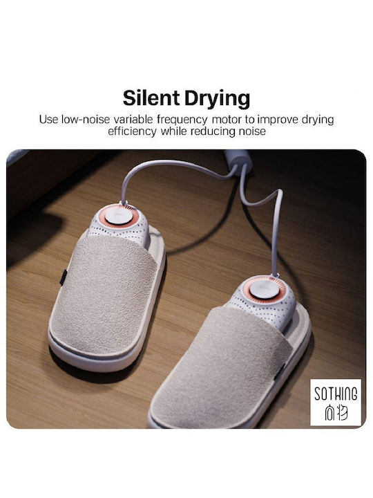 Xiaomi Sothing Electric Shoe Dryer Zero Shoes Dryer Pro UV Sterilization 360° Fast Drying 3 Levels Timer 37W White Dshj-s-2