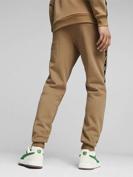 Puma Ess+ Tape Men's Sweatpants Beige