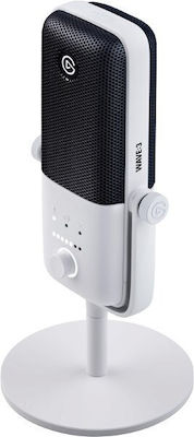 Elgato Condenser USB Microphone Wave 3 Desktop In White Colour