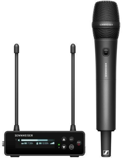 Sennheiser EW-DP 835 SET R4-9 Σετ Ασύρματο Δυναμικό Μικρόφωνο Χειρός, Ζώνης για Φωνητικά