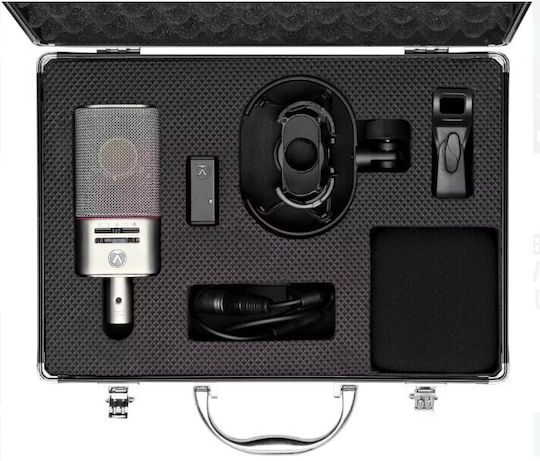 Austrian Audio OC818 Studio Σετ Πυκνωτικό Μικρόφωνο XLR Shock Mounted για Studio σε Ασημί Χρώμα