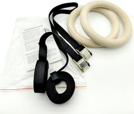 Mfitness Gymnastics Rings Straps Φ28cm