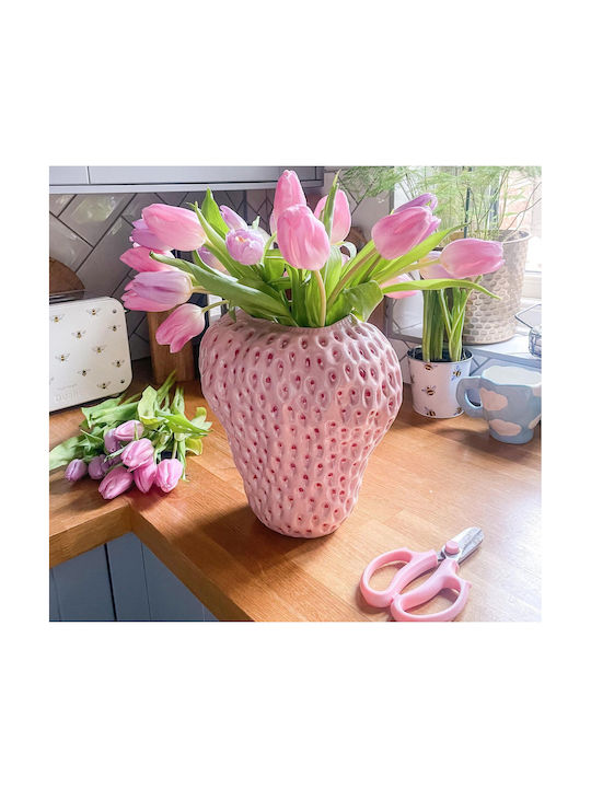 Koart Decorative Vase Pink 22.5x25cm