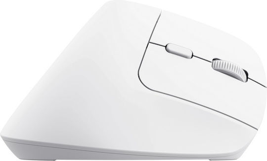 Trust Bayo+ Multidevice Ασύρματο Εργονομικό Bluetooth Vertical Ποντίκι Λευκό