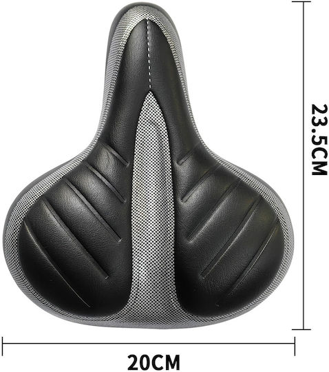 ForHome Σέλα Ποδηλάτου Μαύρη 235 x 200 mm